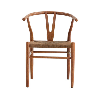 Set 2 Sillas de Comedor Makati Estilo Wishbone