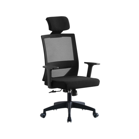 Silla de Oficina Presidente Axton Negra