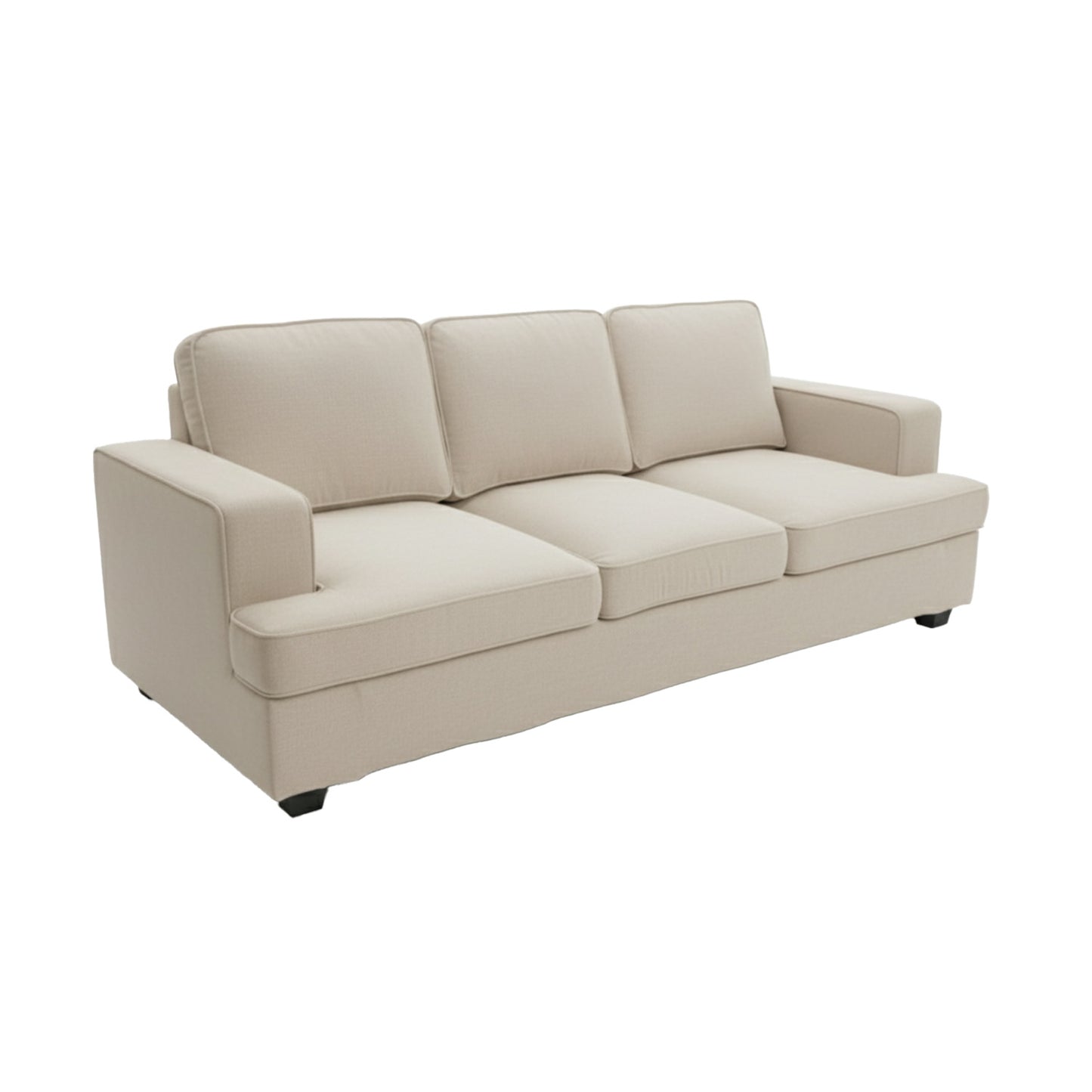 Sofá 3 Puestos Comprimido Sabina Beige