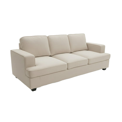Sofá 3 Puestos Comprimido Sabina Beige
