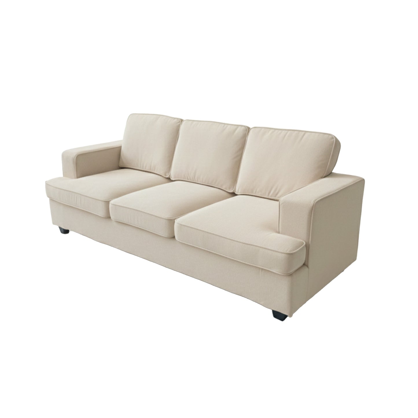 Sofá 3 Puestos Comprimido Sabina Beige