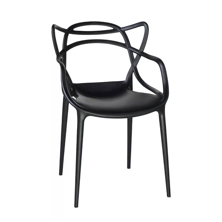 Silla Plástica Sidney Negra
