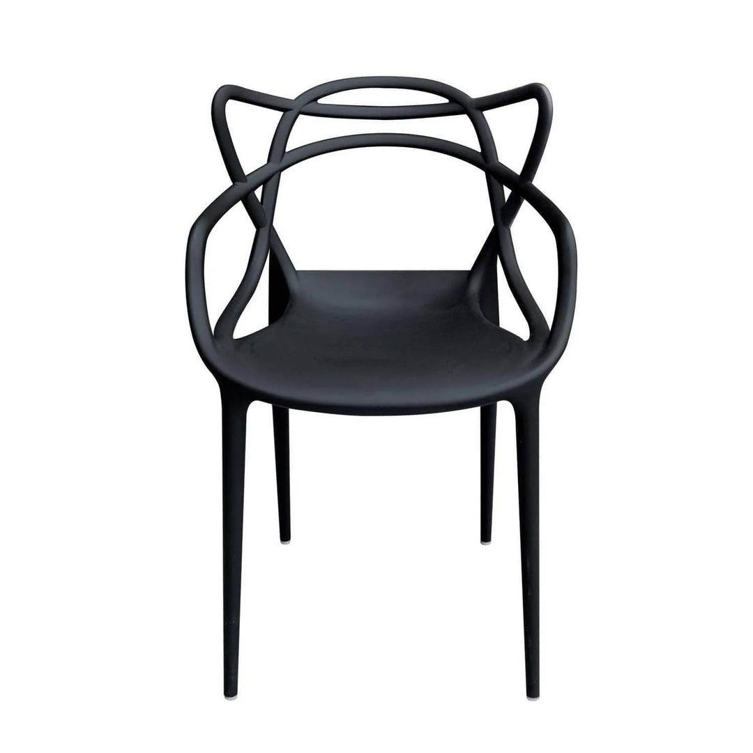 Silla Plástica Sidney Negra