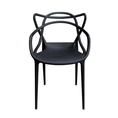 Silla Plástica Sidney Negra