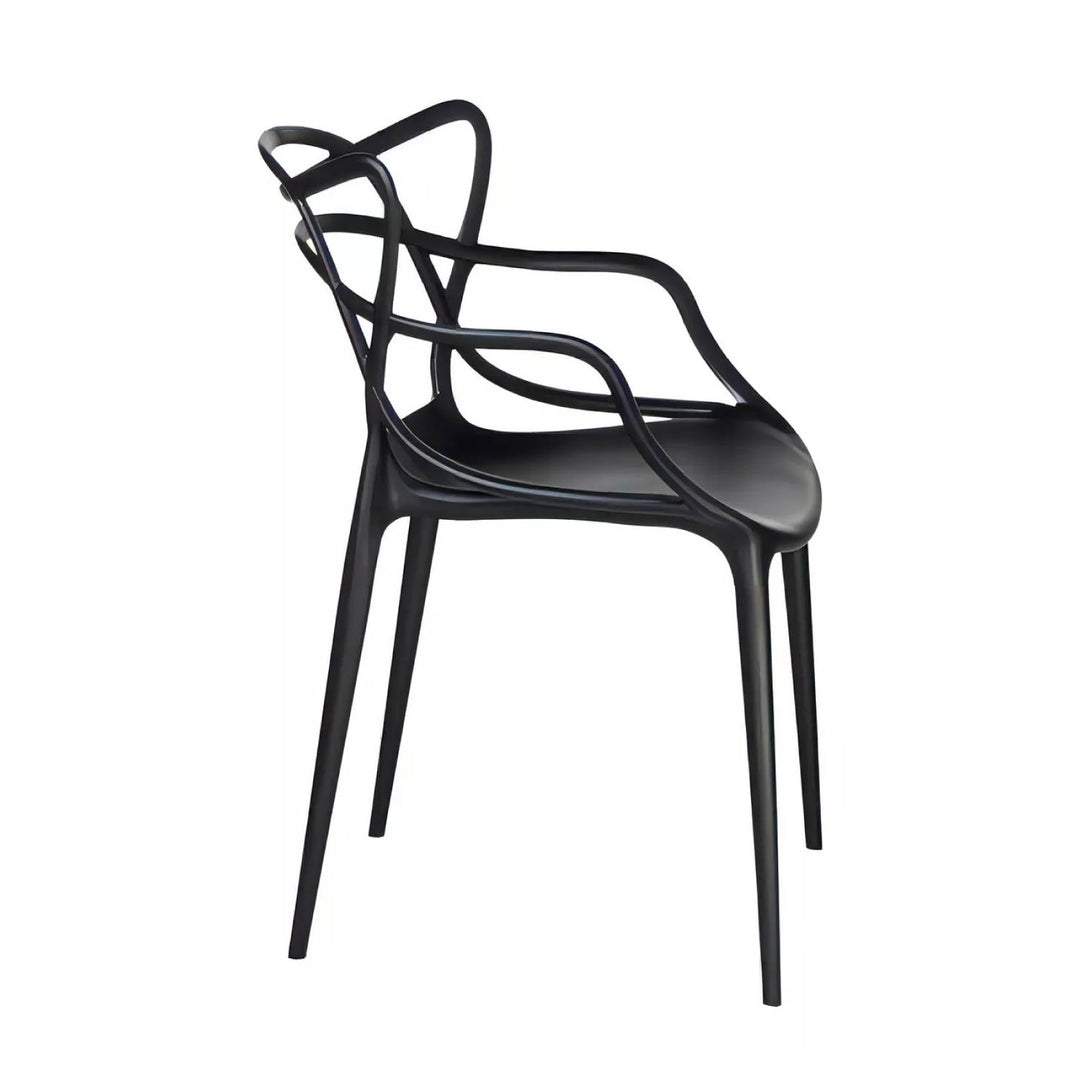 Silla Plástica Sidney Negra