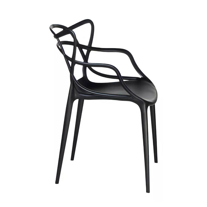 Silla Plástica Sidney Negra