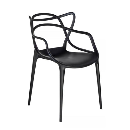Silla Plástica Sidney Negra