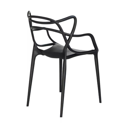 Silla Plástica Sidney Negra