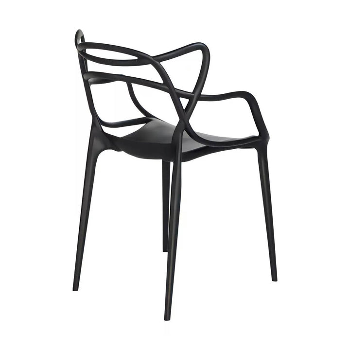 Silla Plástica Sidney Negra