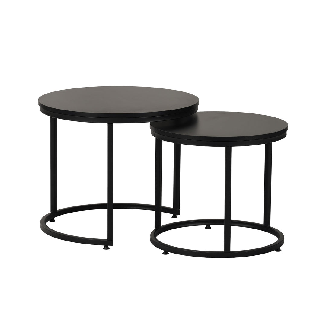 Sala Mundial - Rack TV Corintio Negro + Mesa Core