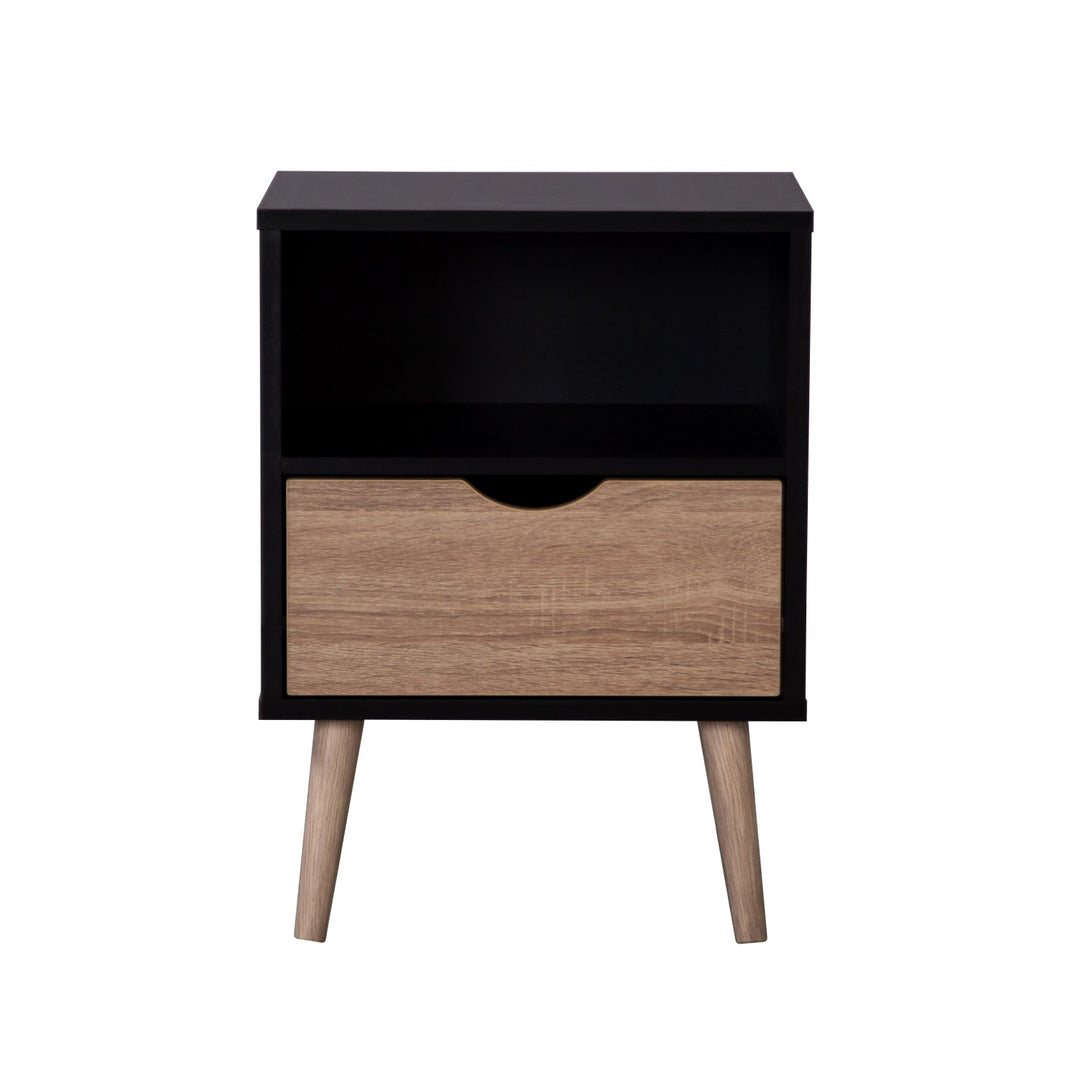 Mesa de Noche Tromso-Black Nórdica