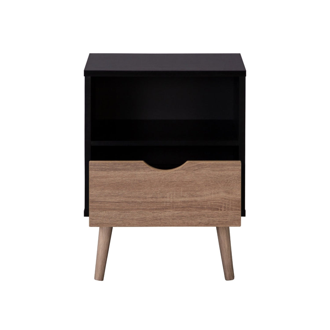 Mesa de Noche Tromso-Black Nórdica