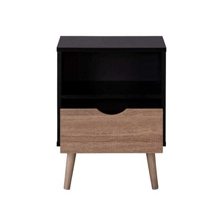 Mesa de Noche Tromso-Black Nórdica