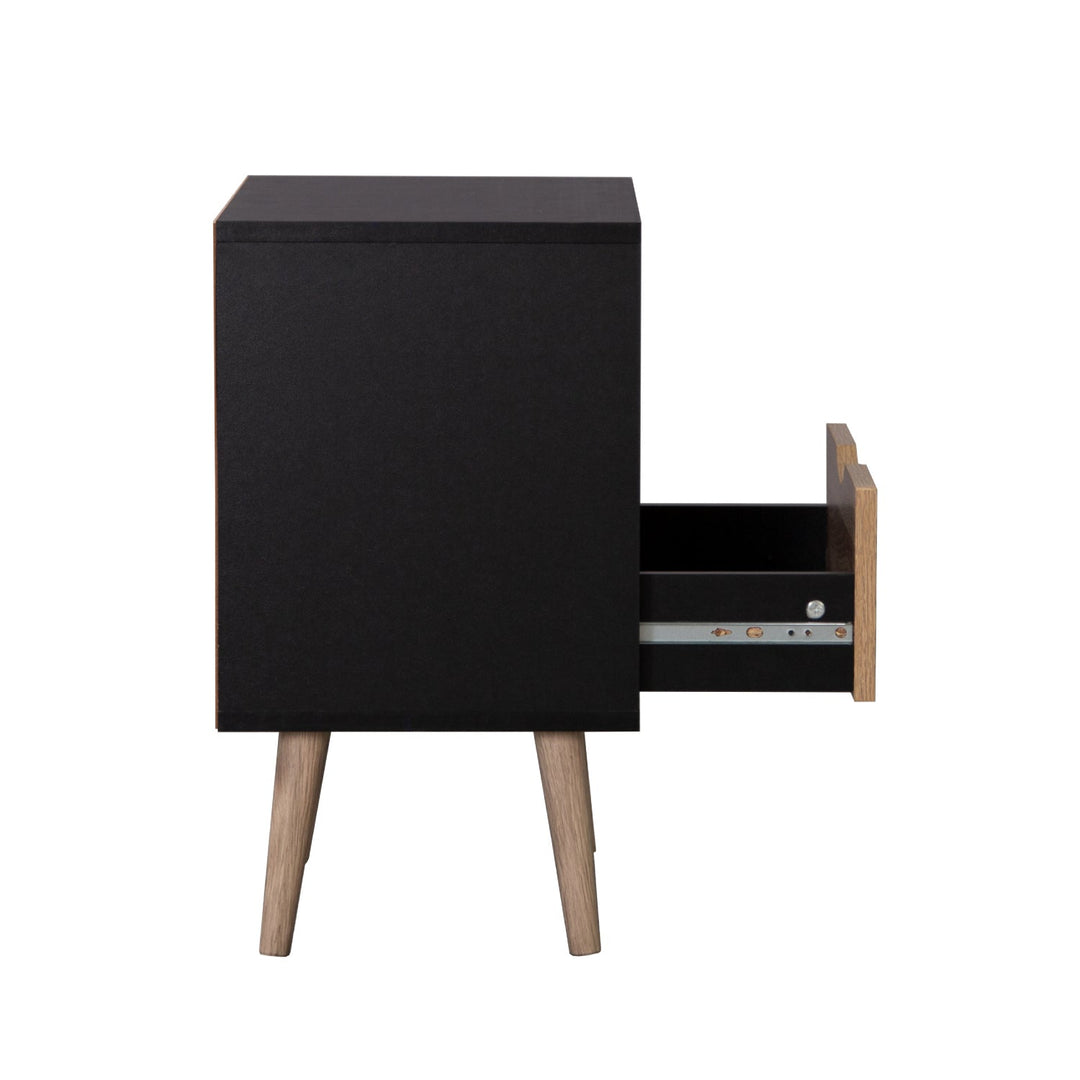 Mesa de Noche Tromso-Black Nórdica