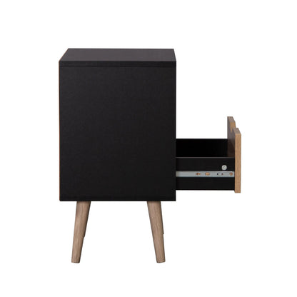 Mesa de Noche Tromso-Black Nórdica