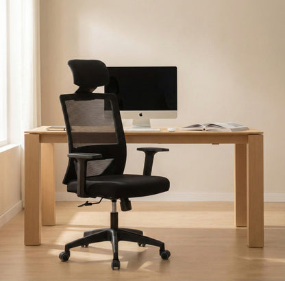 Silla de Oficina Presidente Axton Negra