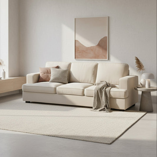 Sofá 3 Puestos Comprimido Sabina Beige