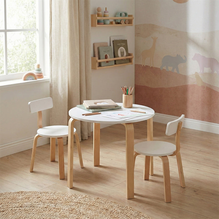 Juego de Mesa y Sillas Para Niños Sitte Nórdico