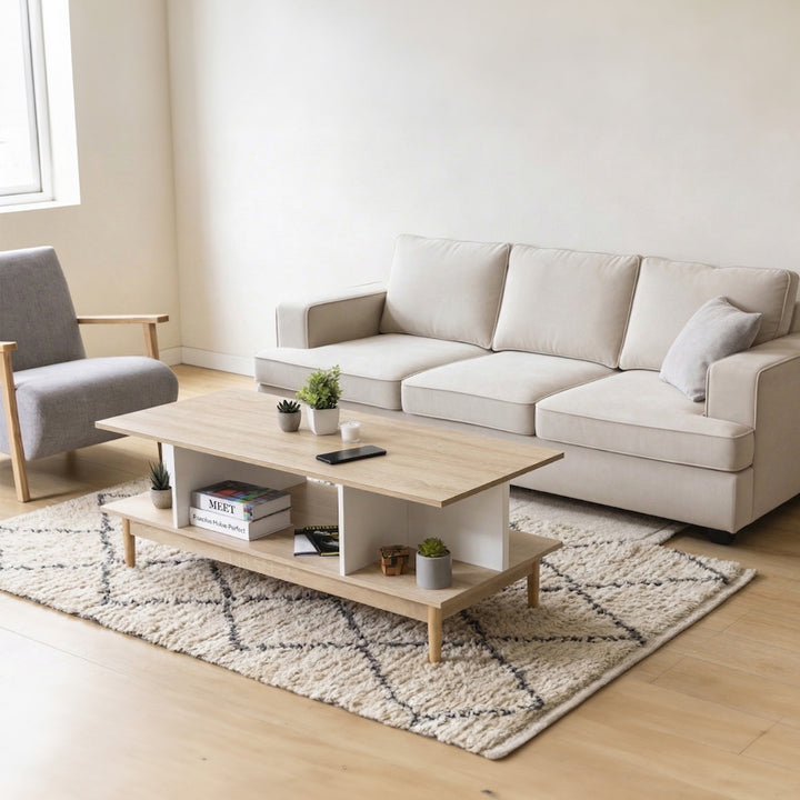Combo Sala Sofá Sabina + Mesa Bari + Sillón Althea