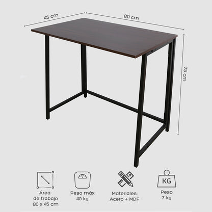 Escritorio Plegable Wengué Café