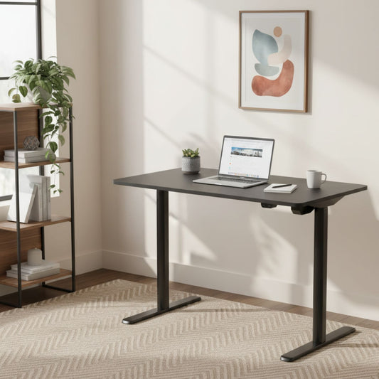Escritorio Eléctrico Ajustable en Altura Negro