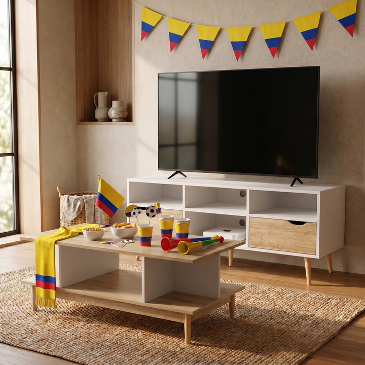 Sala Mundial - Rack TV Bolonia + Mesa Bari