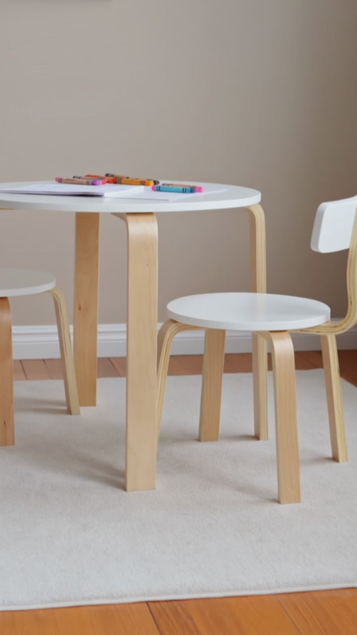Juego de Mesa y Sillas Para Niños Sitte Nórdico